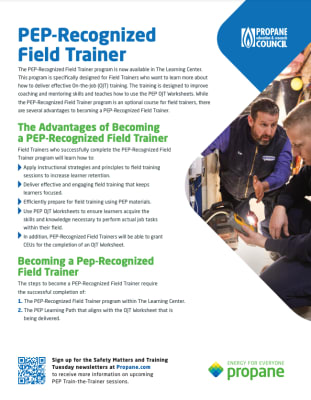 PEP-Recognized Field Trainer cover photo